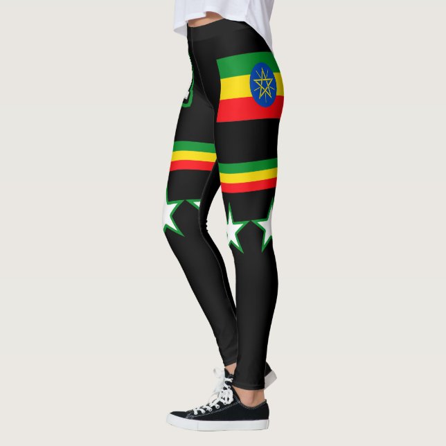 Legging Bandeira da Etiópia (Esquerda)