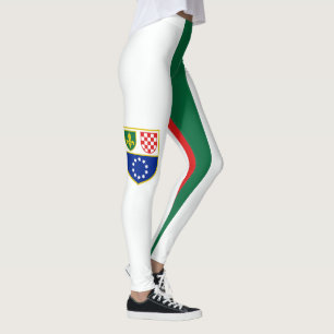 Legging Bandeira da Federação da Bósnia e Herzegovina