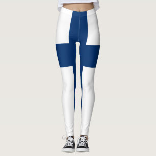 Legging Bandeira da Finlândia