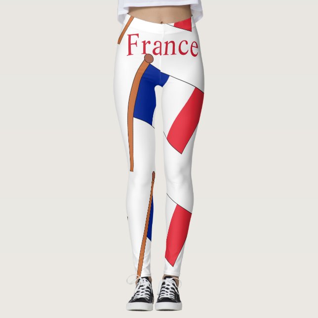 Legging Bandeira da França Thunder_Cove (Frente)