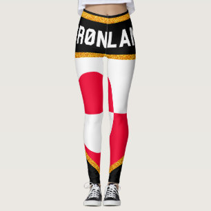 Legging Bandeira da Gronelândia