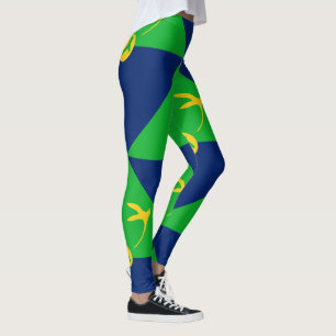 Legging Bandeira da Ilha Christmas