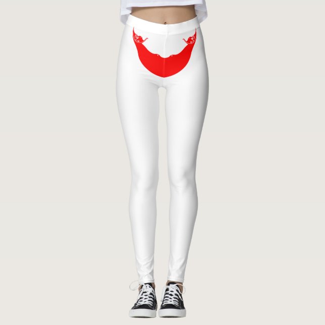 Legging Bandeira da Ilha da Páscoa (Rapa Nui) (Frente)