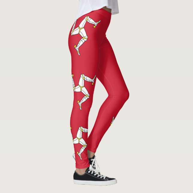 Legging Bandeira da Ilha de Man (Direita)