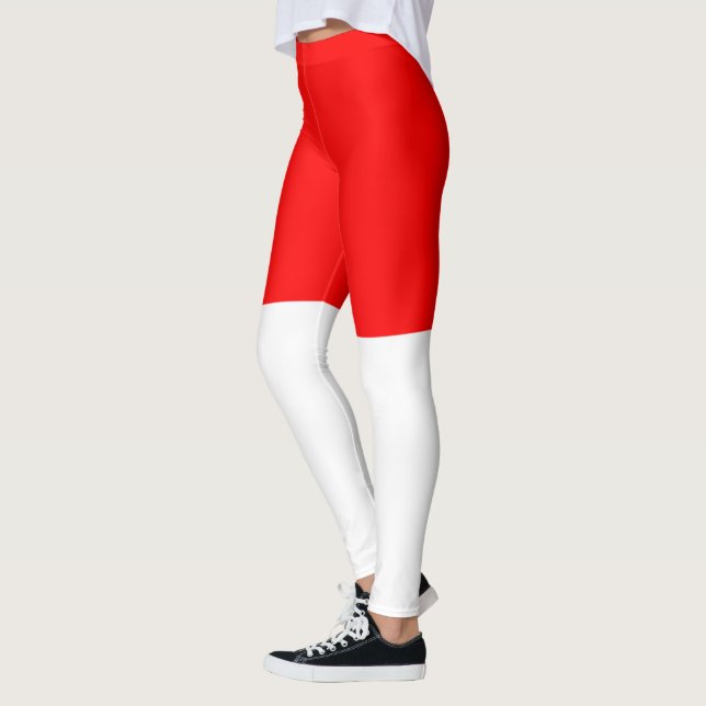 Legging Bandeira da Indonésia (Indonésia) (Esquerda)