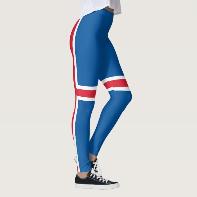 Legging Bandeira da Islândia (Direita)