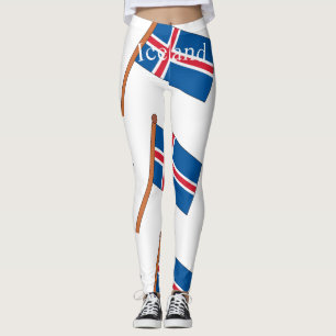 Legging Bandeira da Islândia Thunder_Cove
