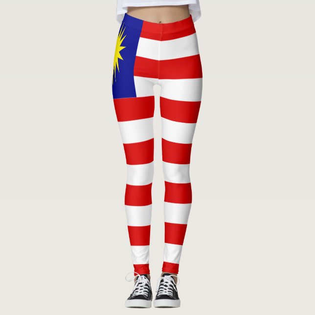 Legging Bandeira da Malásia (Frente)