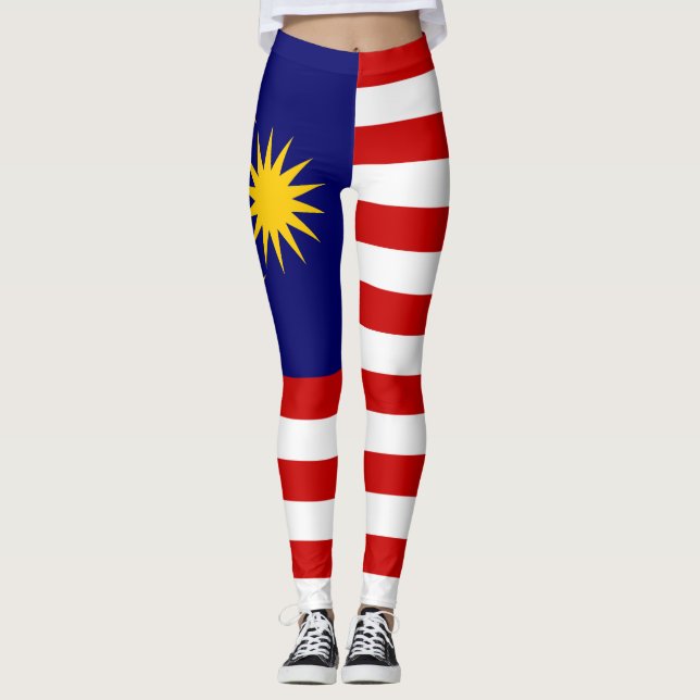 Legging Bandeira da Malásia (Frente)