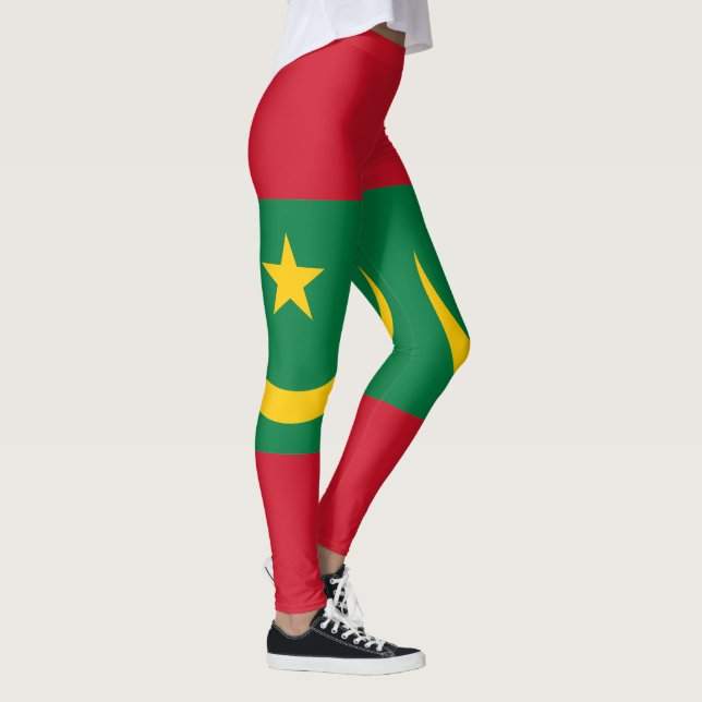 Legging Bandeira da Mauritânia (Direita)