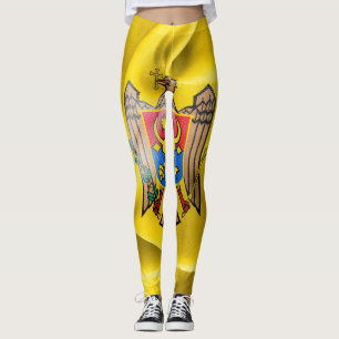 Legging Bandeira da Moldávia
