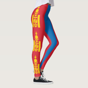 Legging Bandeira da Mongólia