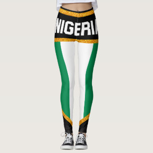 Legging Bandeira da Nigéria