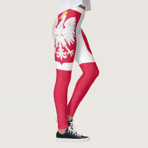 Legging Bandeira da Polônia