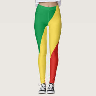 Legging Bandeira da República do Congo