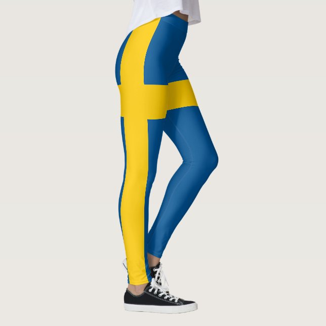 Legging Bandeira da Suécia (Direita)