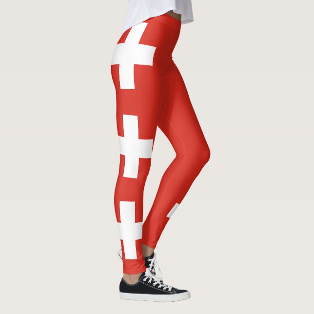 Legging Bandeira da Suíça (Direita)