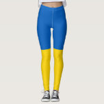Legging Bandeira da Ucrânia<br><div class="desc">Bandeiras das nações do mundo em alta resolução para que vejam com orgulho.</div>