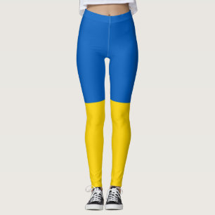 Legging Bandeira da Ucrânia