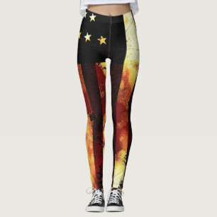 Legging Bandeira da União Patriótica da Guerra Civil dos E