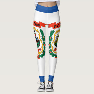 Legging bandeira da Virgínia Ocidental