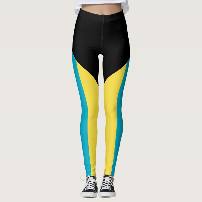 Legging Bandeira das Bahamas (Frente)