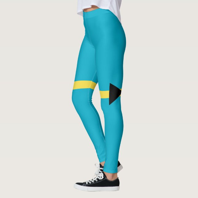 Legging Bandeira das caneleiras de Bahamas (Esquerda)