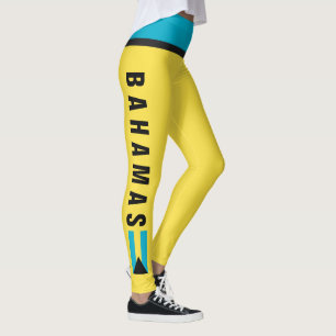 Legging Bandeira das caneleiras   de Bahamas mini