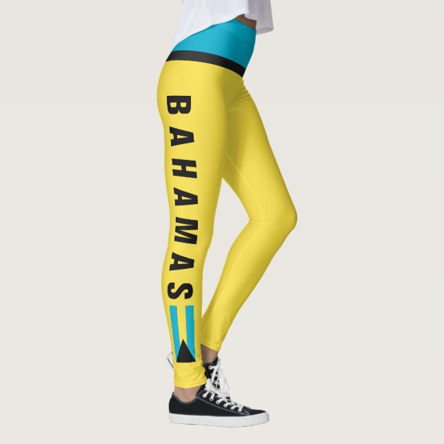 Legging Bandeira das caneleiras | de Bahamas mini (Direita)