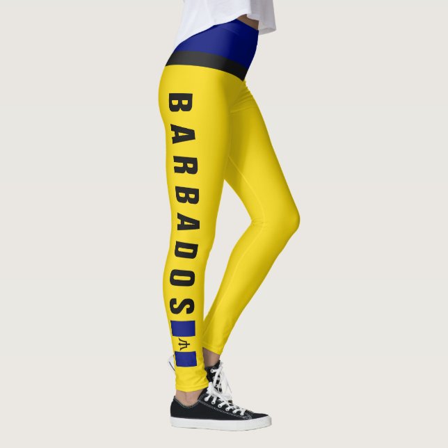 Legging Bandeira das caneleiras | de Barbados mini (Direita)