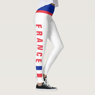 Legging Bandeira das caneleiras   de France mini