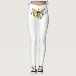 Legging Bandeira das Ilhas Virgens dos Estados Unidos