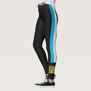 Legging Bandeira das listras de Baviera