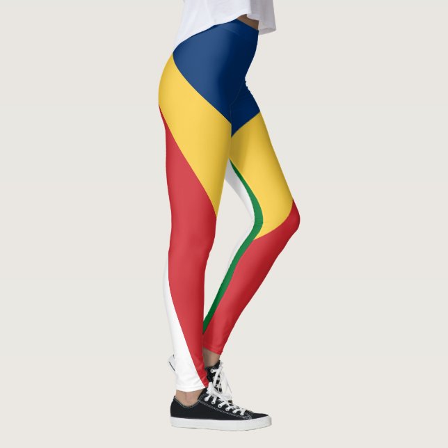Legging Bandeira das Seychelles (Direita)