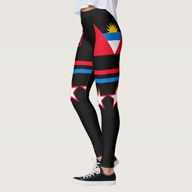 Legging Bandeira de Antígua e de Barbuda (Esquerda)
