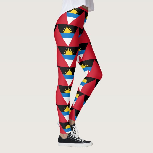 Legging Bandeira de Antiguan e Barbudan (Direita)