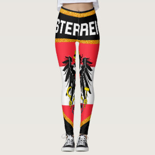 Legging Bandeira de Áustria