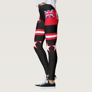 Legging Bandeira de Bermuda