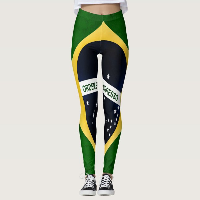 Legging Bandeira de Brasil (Frente)