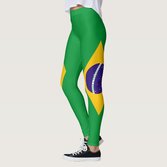 Legging Bandeira de Brasil (Esquerda)