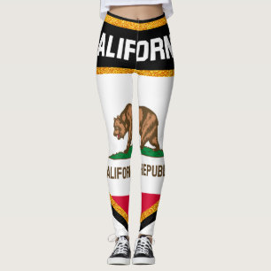 Legging Bandeira de Califórnia