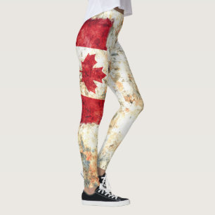 Legging Bandeira de Canadá