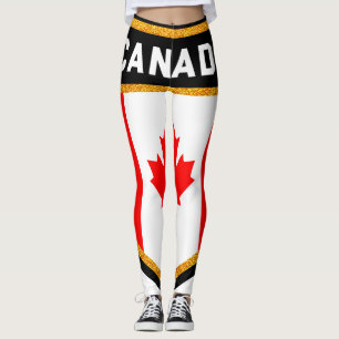Legging Bandeira de Canadá