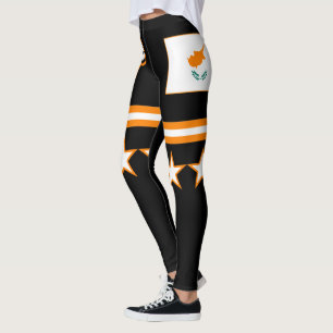 Legging Bandeira de Chipre