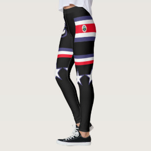 Legging Bandeira de Costa Rica