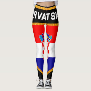 Legging Bandeira de Croatia