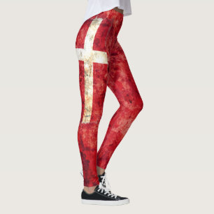 Legging Bandeira de Dinamarca
