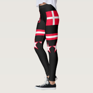 Legging Bandeira de Dinamarca
