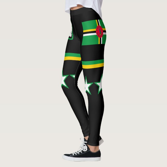 Legging Bandeira de Dominica (Esquerda)