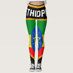 Legging Bandeira de Etiópia